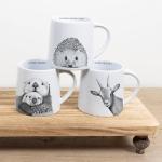 Cute Hedgehog Humor 17oz Stoneware Coffee Mug