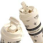 Ceramic coating Lined 100% Leakproof 316 Stainless Steel Vacuum Insulated Tumbler with Lid and Straw for Water, Iced Tea or Coffee, Smoothie and More