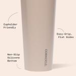 Corkcicle Classic Triple Insulated Coffee Mug with Lid, Desert, 24 oz – Stainless Steel Travel Tumbler Keeps Beverages Cold 9+hrs, Hot 3hrs – Cupholder Friendly Travel Coffee Tumbler