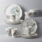 Lenox Butterfly Meadow Porcelain Mugs, Set of 4