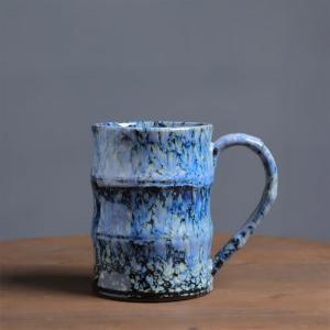 20oz Bamboo-Shaped Large Ceramic Coffee Mug