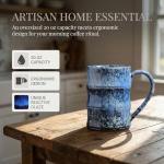 20oz Bamboo-Shaped Large Ceramic Coffee Mug