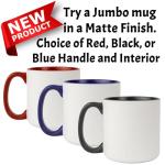 Personalized Jumbo Ceramic Coffee Mug - 20 oz