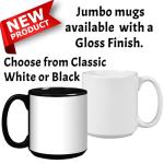 Personalized Jumbo Ceramic Coffee Mug - 20 oz