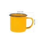 Vintage Enamel Coffee Mug Set of 4