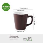 Fingerprint Ceramic Coffee Mug Set of 6