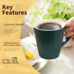 Fingerprint Ceramic Coffee Mug Set of 6