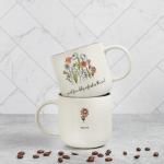 Christian Art Gifts Sage Green Floral Ceramic Coffee Mug – 15 oz. Microwave and Dishwasher-safe Inspirational Scripture Coffee and Tea Mug for Friends with Bible Verse: Sweet Friendship –Proverbs 27:9