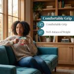 3D Painted Book Stack Coffee Mug, 12.99 oz