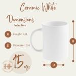 Personalized Glass Coffee Mug | Coffee Glass Cup | Glass Coffee Mug | Clear Glass Mug Custom Name Gifts for Women | Glass Coffee Mug with Custom Name (Birth Flower Month)