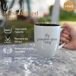 Personalized Coffee Mug Engraved with your Custom Text, Name or Logo-16oz (Matte Black)