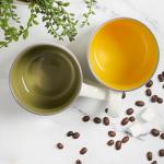 Christian Art Gifts Large Ceramic Coffee & Tea Mug for Women: Kind Words are Like Honey Inspirational Bible Verse, Non-toxic/Lead-free, Microwave/Dishwasher Safe Bumble Bee Cup, Yellow/White, 15 oz.