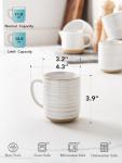 LE TAUCI Arctic White Ceramic Mug Set - 4 Pack