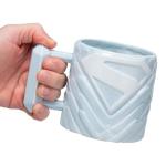 Paladone Superman Fortress of Solitude Shaped Mug, Officially Licensed DC Comics 650ml Ceramic Coffee Cup, Oversized for Tea, Hot Chocolate and More, Superhero Gifts, Blue