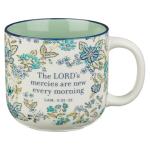 Inspirational Teal Ceramic Mug for Women