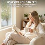 Set of 4 Nature-Inspired 16 Oz Ceramic Mugs