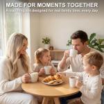 Set of 4 Nature-Inspired 16 Oz Ceramic Mugs