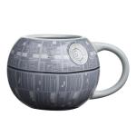 Silver Buffalo Star Wars Death Star 3D Sculpted Ceramic Coffee Mug for Cappuccino, Latte or Hot Tea, 20 ounce, Gray Multicolor SV9195