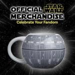 Silver Buffalo Star Wars Death Star 3D Sculpted Ceramic Coffee Mug for Cappuccino, Latte or Hot Tea, 20 ounce, Gray Multicolor SV9195