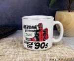 Silver Buffalo Marvel Deadpool Nerdin Since the 90s Ceramic Camper Mug, 20 Ounces