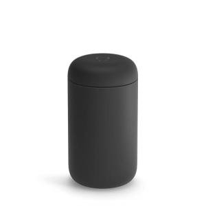 Fellow Carter Coffee Mug 16 oz For Travel - Wide Mouth Vacuum-Insulated Stainless Steel Tea and Coffee Tumbler with Ceramic Interior - Matte Black