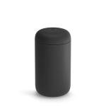 Fellow Carter Coffee Mug 16 oz For Travel - Wide Mouth Vacuum-Insulated Stainless Steel Tea and Coffee Tumbler with Ceramic Interior - Matte Black