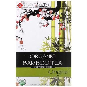 Uncle Lee's Organic Tea, Bamboo – Delicate & Refreshing Brew, Naturally Caffeine Free, Great for Hair, Skin & Nails, 18 Tea Bags