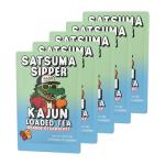Kajun Loaded Tea – Satsuma Sipper | Orange & Strawberry Flavor | Sugar Free Energy Tea Powder | 250mg Green Tea Caffeine | Zero Calories | Keto Friendly