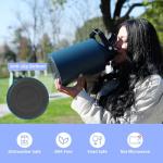 BJPKPK 87oz Insulated Water Bottle, Dishwasher Safe 2/3 Gallon Water Bottle with Ergonomic Handle, BPA Free Leak Proof Water Jug,Stainless Steel Metal Flasks with Anti-slip Bottom,Marshmallow