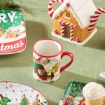 Certified International Santa's Retro Set of 4 Mugs: 5.25" x 3.75" x 4.25" 18 ounces, GREAT for Hot Cocoa by the fireplace, coffee, a latte, or your favorite green tea