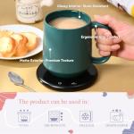 Miicol Ceramic Coffee Mug, 16 oz Large Coffee Cup, Tea Mug with Handle, Flat Bottom Mug for Men, Women, Office, Microwave and Dishwasher Safe, Multi-Color, Turquoise