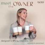 Mora Ceramics Rustic Matte Coffee Mug Set of 4