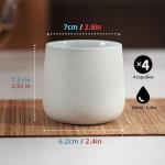 Japanese Ceramic Tea Cup Set - Light Grey