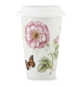 Lenox 837583 Butterfly Meadow Thermal Travel Mug, Multicolor, 1 Count (Pack of 1)