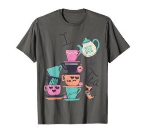 I Like Tea Cups Vintage Teapot Funny Kawaii Tea-Time Graphic T-Shirt