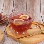 Pink Vintage Latte Mugs Set of 2, 16oz Large Pink Glass Embossed Coffee Mug Latte Tea Cup with Bamboo Lid and Spoons, Insulated Tea Cups Iced Water Ribbed Glasses Breakfast Cup Set Gift for Family