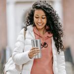 Eyasure 20 oz Tumbler with lid Double Wall Vacuum Insulated Tumblers Stainless Steel Coffee Mug Travel Coffee Tumbler Powder Coated Tumbler Cup Keep Hot&Cold - (Stainless 1 Pack)