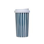 Millie 12oz Ceramic Tumbler - Stylish Travel Coffee cup with Lid, Microwave & Dishwasher Safe - Ceramic Travel Mug with Lid - Unique Gift Idea for Women & Men Who Love Coffee on the Go