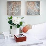 3dRose Two Cute Black and White Skunks In A Tea Cup With Love You More, Jewelry Box jb-222664-1