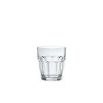 Bormioli Rocco Rock Bar Juice Glasses, Set of 6-7.25 Oz. Stackable Drinking Glasses for Cocktails, Desserts & Soft Drinks - Space-Saving Everyday Glass Tumblers, Dishwasher Safe