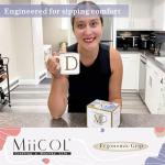 Miicol Ceramic Coffee Mug 16 oz, Monogram Coffee Cup, Golden Initial Tea Mug, Personalized Tea Cup, Unique Gift, Large Mug for Home, Office, Letter D