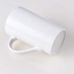White Ceramic Coffee Mugs Set of 2