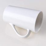 White Ceramic Coffee Mugs Set of 2