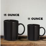 BeeTeeStore K-Pop Fangirl Coffee Mug - 15oz Black Ceramic Tea Cup for Korean Culture Lovers & Music Addicts