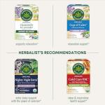 Traditional Medicinals Organic, Nighty Night Tea, Chamomile & Passionflower - Herbal Sleep Aid Teas - Kosher, Non-GMO, Caffeine-Free, Compostable - 16 Tea Bags