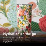 Corkcicle x Rifle Paper Co. Classic Insulated Coffee Mug - Keeps Drinks Cold 9 Hours - Triple-Insulated - Gift for Mom - Great for Mother's Day or Christmas - 16 oz - Garden Party Cream