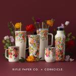 Corkcicle x Rifle Paper Co. Triple Insulated Coffee Mug with Lid and Handle, Garden Party, 16 oz – Stainless Steel Travel Mug Keeps Beverages Hot for 3+ Hours – Non-Slip, Easy-Grip, Spill-Resistant