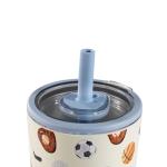 HydroJug Everyday Tumbler 14 oz – Ceramic-Lined Insulated Tumbler with Straw and Soft-Touch Lid, Cup Holder Friendly, Double-Wall Vacuum Insulation, Reusable Travel Cup – Sports