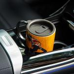 Topadorn Coffee Ceramic Mug Porcelain Latte Tea Cup With Lid in Gift Box 17oz.Young Lady