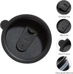 Topadorn Coffee Ceramic Mug Porcelain Latte Tea Cup With Lid in Gift Box 17oz.Young Lady